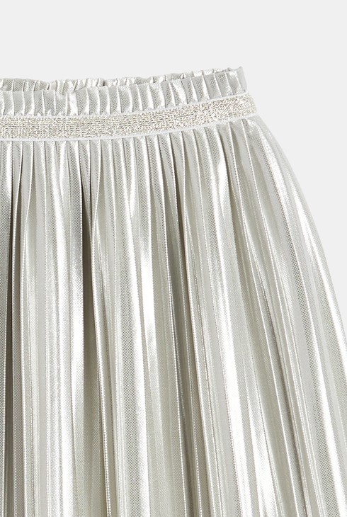 Jupe plissée lamée Fille 2