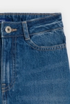 Jupe mi-longue en jean bleu Fille 3