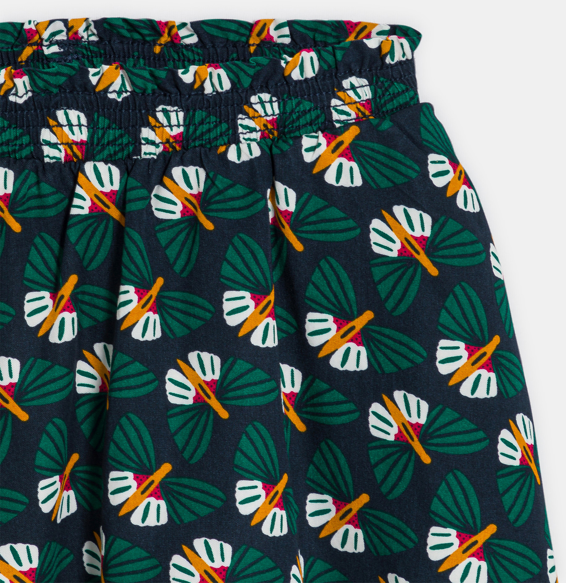 Girl's green printed skort 2