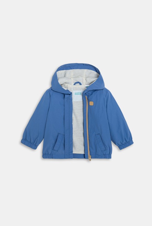 Blaue Windjacke mit Reißverschluss für kleine Jungen 2