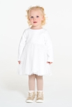 Robe de cérémonie 2 en 1 blanc bébé fille 4