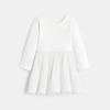 Robe de cérémonie 2 en 1 blanc bébé fille