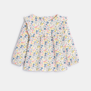 Lot De 2 T-shirts Blancs OKAIDI Pour Fille 8 Ans – Manches Longues – Très Bon état