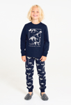 Pyjama phosphorescent dinosaures bleu Garçon 4