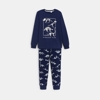 Pyjama phosphorescent dinosaures bleu Garçon