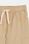 Pantalon cargo en toile beige Fille 4