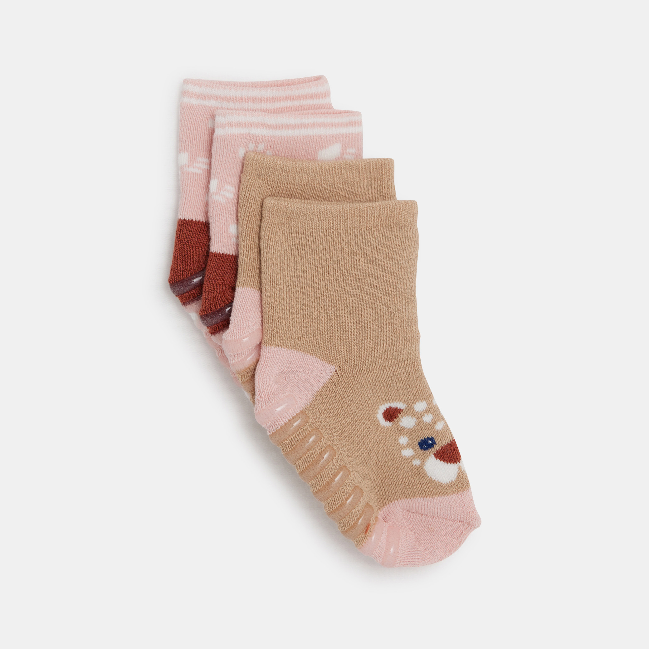 Baby girl's pink panther socks (set of 2) Okaïdi & Obaïbi