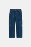 Jean cargo bleu Fille