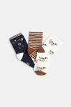 Chaussettes marron bébé garçon (lot de 3) 2