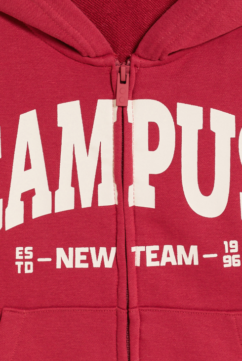 Roter Hoodie mit Kapuze für Jungen 2