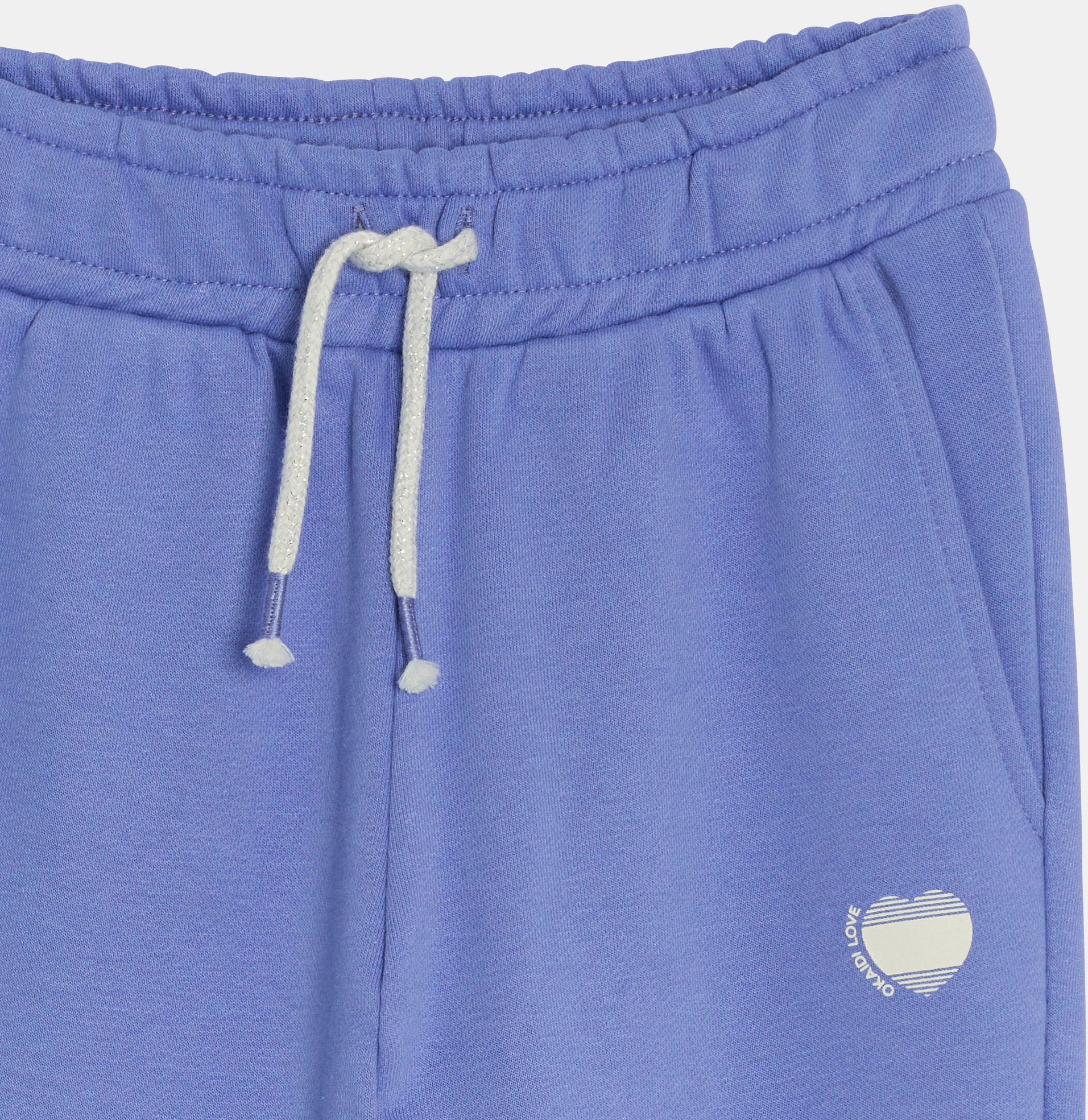 Jogginghose Molton violett Mädchen 2