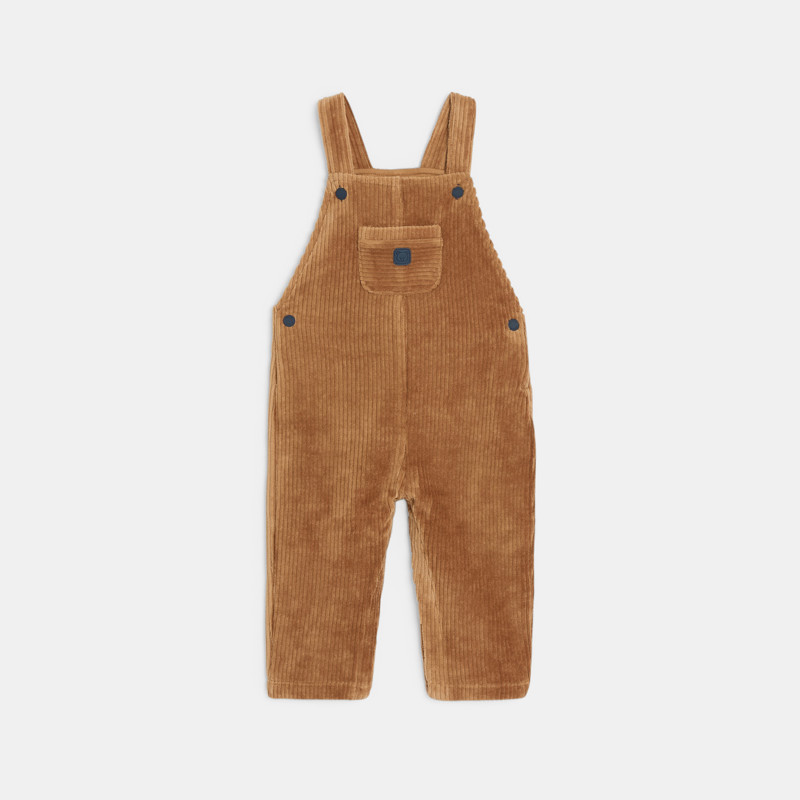 Peto de pana marrón bebé niño