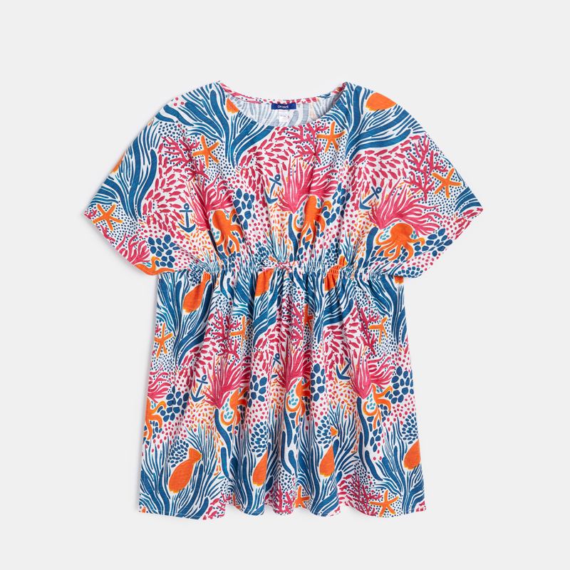 Bedrucktes Strandkleid für Mädchen