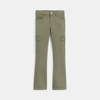 Pantalon cargo vert kaki Fille