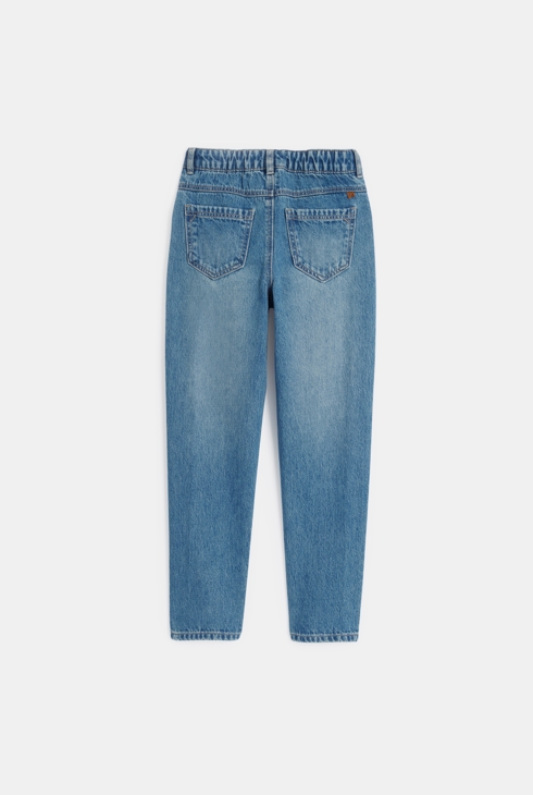 Jean mom bleu Fille