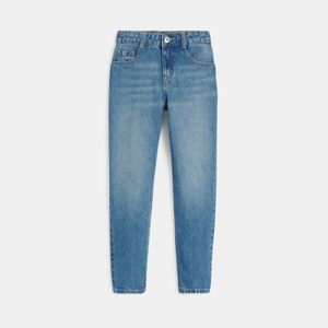 Blauwe mom-fit jeans voor meisjes 1