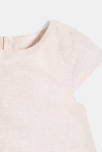 Robe chic lin irisé rose bébé fille 3
