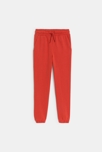 Jogging en molleton light uni orange Garçon 2