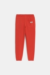 Jogging en molleton light uni orange Garçon 4