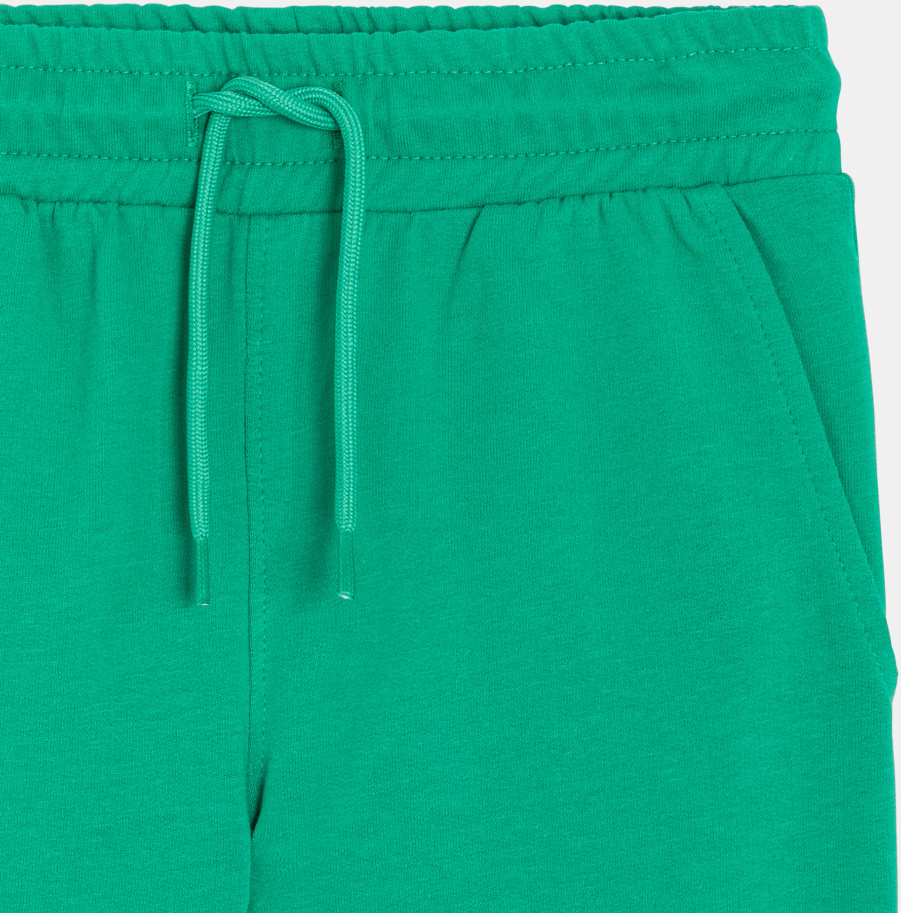 Einfarbige grüne Jogginghose aus Molton für Jungen 2