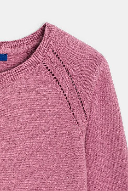 Cardigan fin rouge Fille