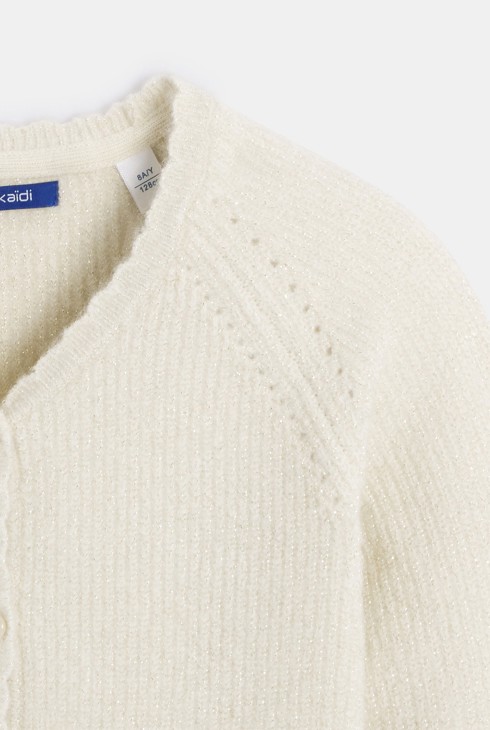 Jaqueta amb lluentons cru nena 2