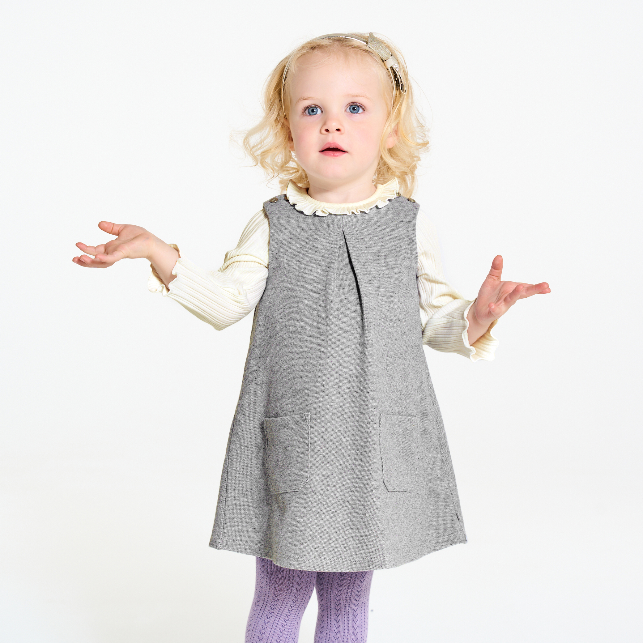 Obaïbi Robe Chasuble Bebe Fille Robe Chasuble Robe Bebe Au Tricot