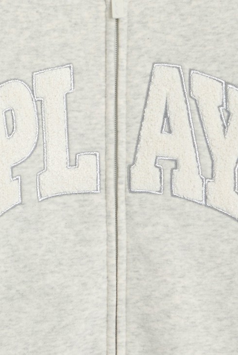 Jaqueta de peluix grisa per a nenes 2