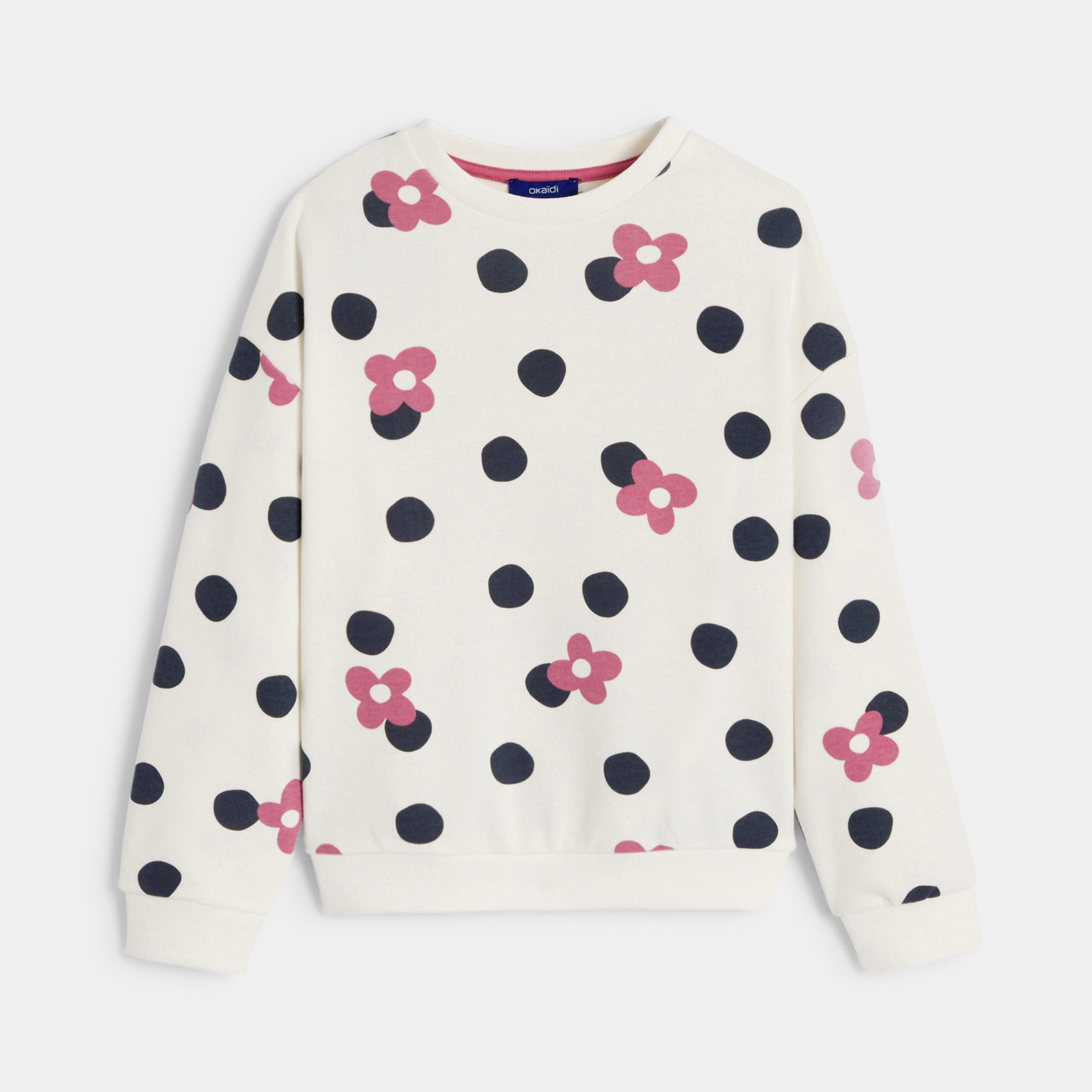 Polka dot sweatshirts deals