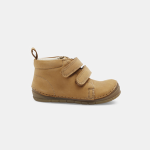 Bottines premiers pas cuir camel bébé garçon 1