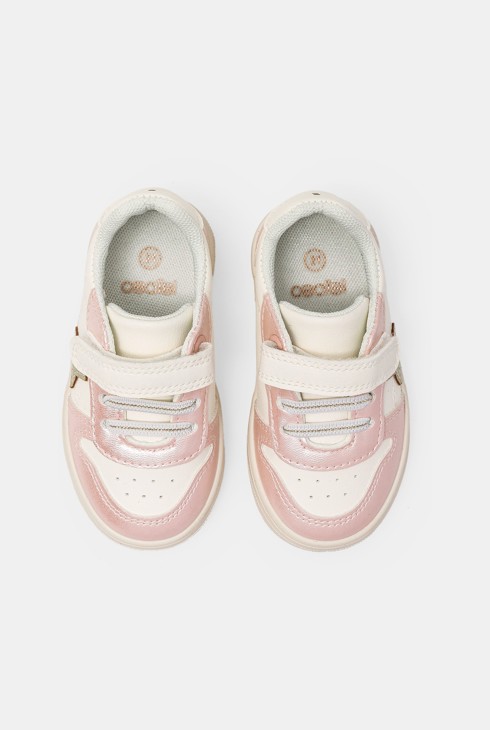 Baskets roses bébé fille étoile 2