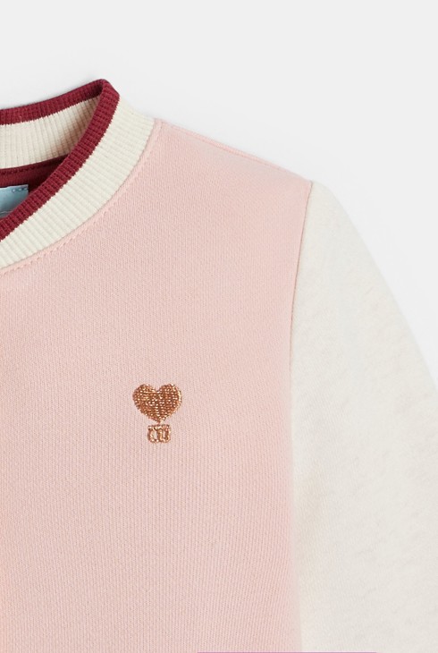 Jaqueta teddy gos rosa bebè nena 2