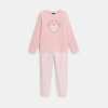 Pyjama 2 pièces motif cœur rose pastel Fille