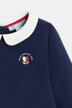 Robe 2 en 1 molleton bleu bébé fille 3