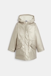 Parka fourrée effet irisé Fille