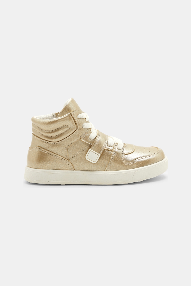 Baskets street hautes brillantes fille 1