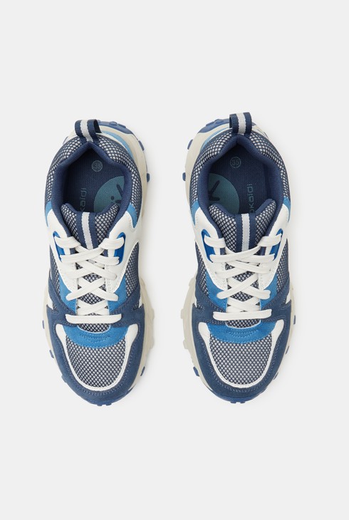 Blaue Baby-Laufschuhe für Jungen 2