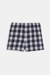 Shorts aus Schottenstoff mit Falten 2