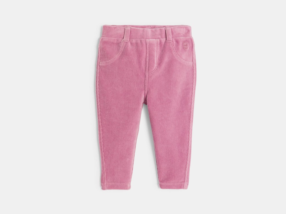Rosa Samthose Kleinkind Mädchen 1