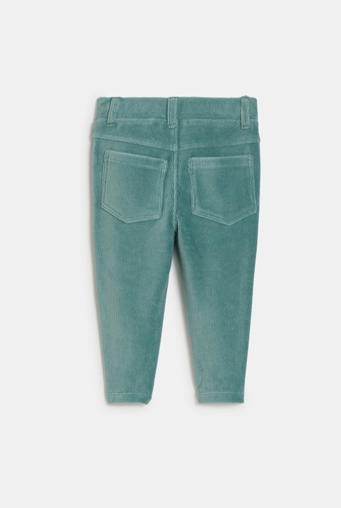 Grüne Samthose Kleinkind Mädchen 2