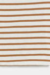Snood en coton rayé marron Garçon 2