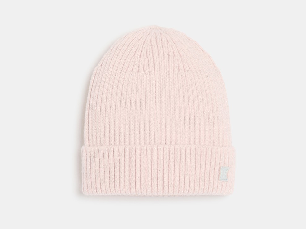 Bonnet côtelé à revers Fille 1