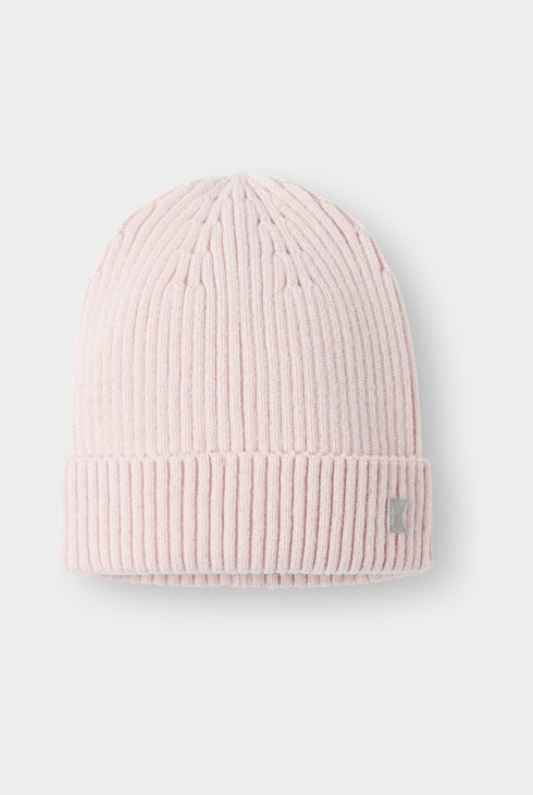 Bonnet côtelé à revers Fille 1