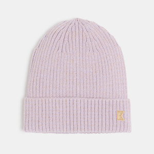 Bonnet côtelé à revers Fille