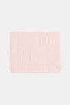 Snood côtelé uni rose Fille