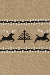 Pull motif scandinave beige foncé Garçon 2