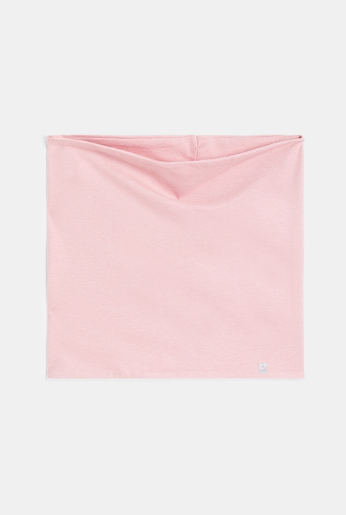 Snood rose en coton Fille 1