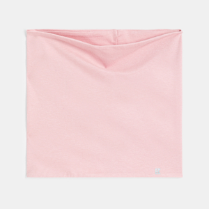 Snood rose en coton Fille