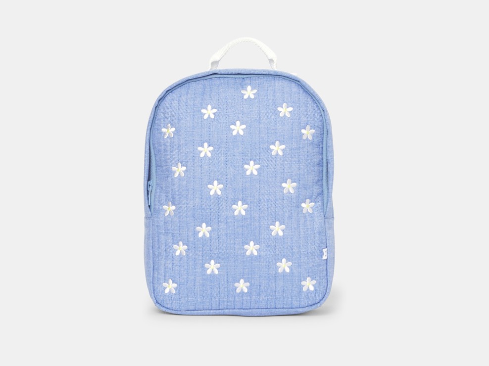 Petit sac à dos matelassé imprimé bleu Fille 1