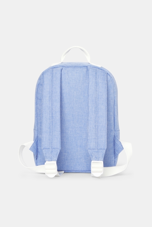 Petit sac à dos matelassé imprimé bleu Fille